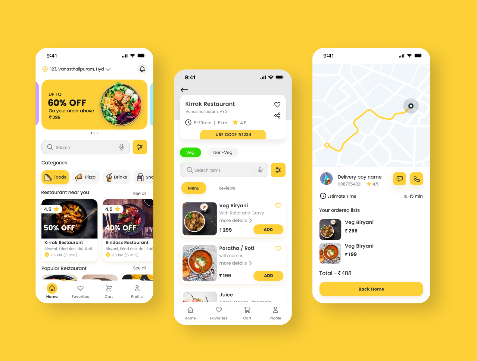 food delivery app case study